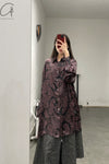 Geoffrey B. Small shirt GRS08 black coffee print 22